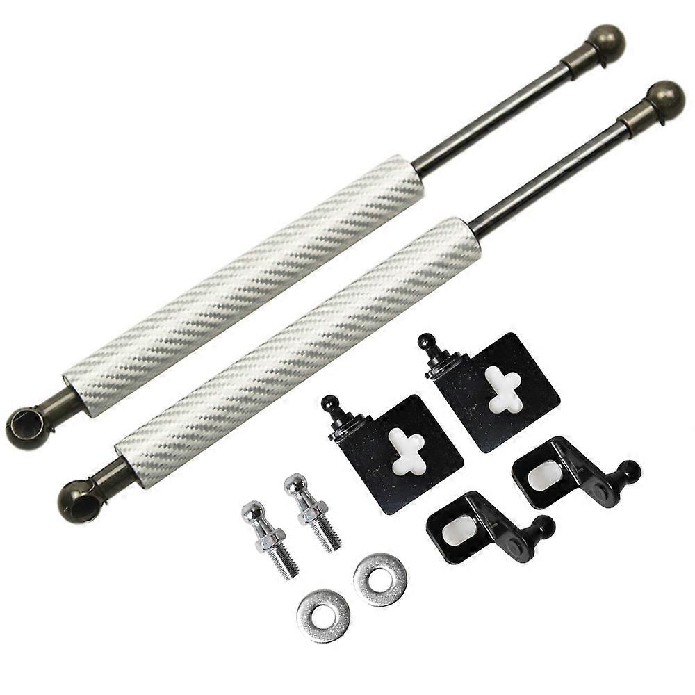 For Opel Corsa E 2014-2019 Front Bonnet Hood Modify Gas Struts Spring Carbon Fiber Lift Support