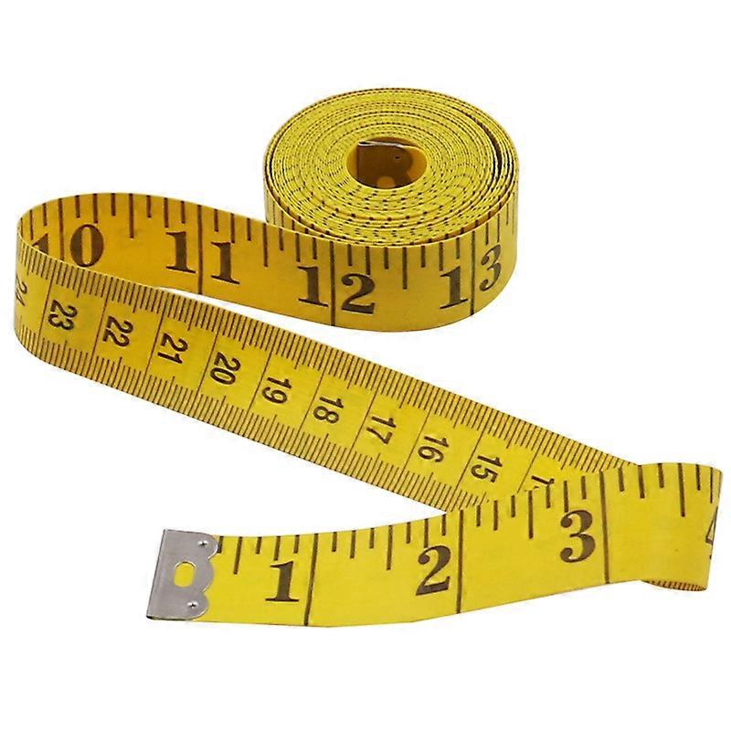 Rola de masurare pentru cusut, 3m, Galben/Negru