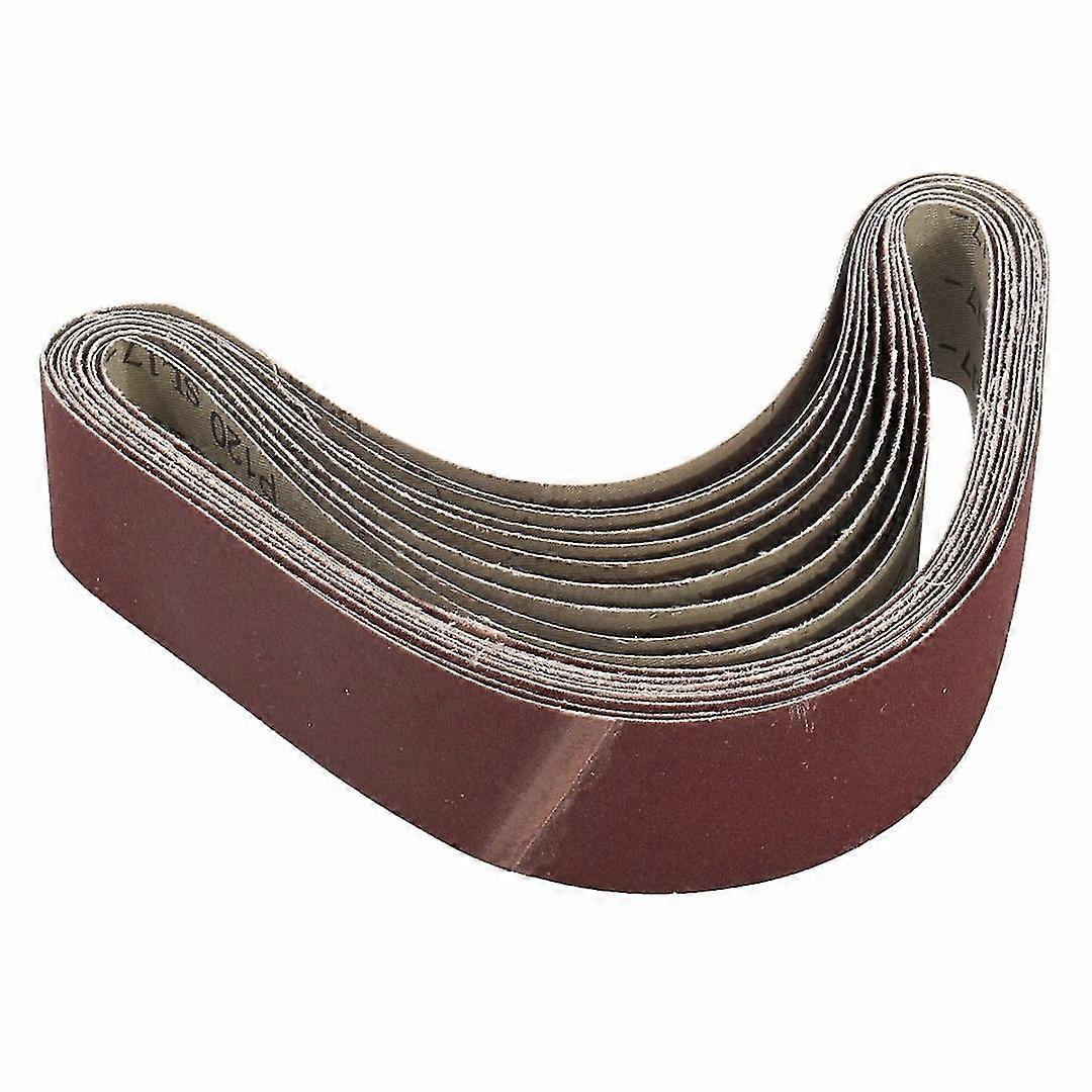10 قطع 50X686mm أحزمة الصنفرة 60/120/150/240 ملف ساندر حصى طويل الأمد حزام الرمل ورقة الصنفرة
