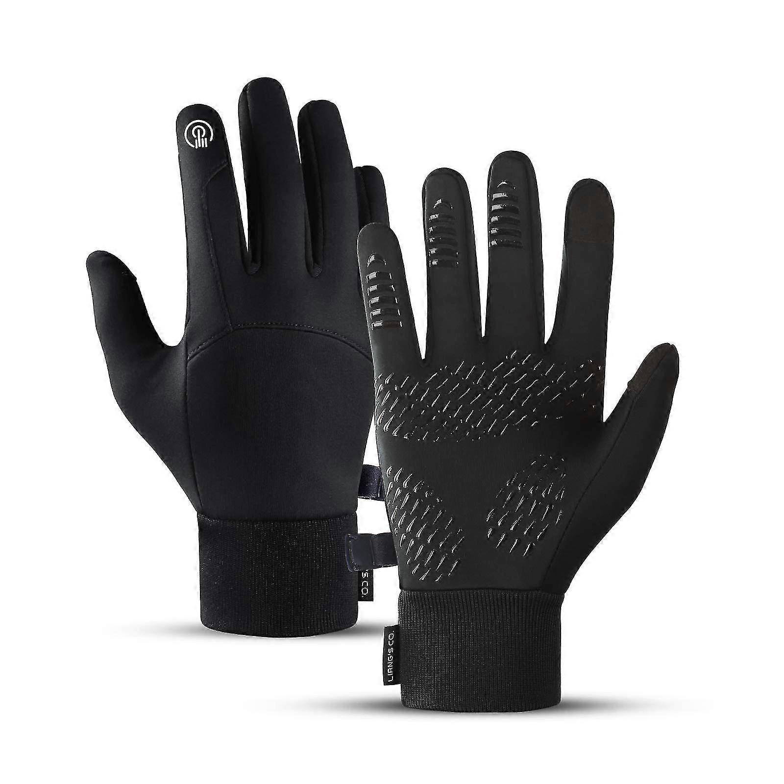 cycling gloves gloves waterproof touch screen gloves non-slip