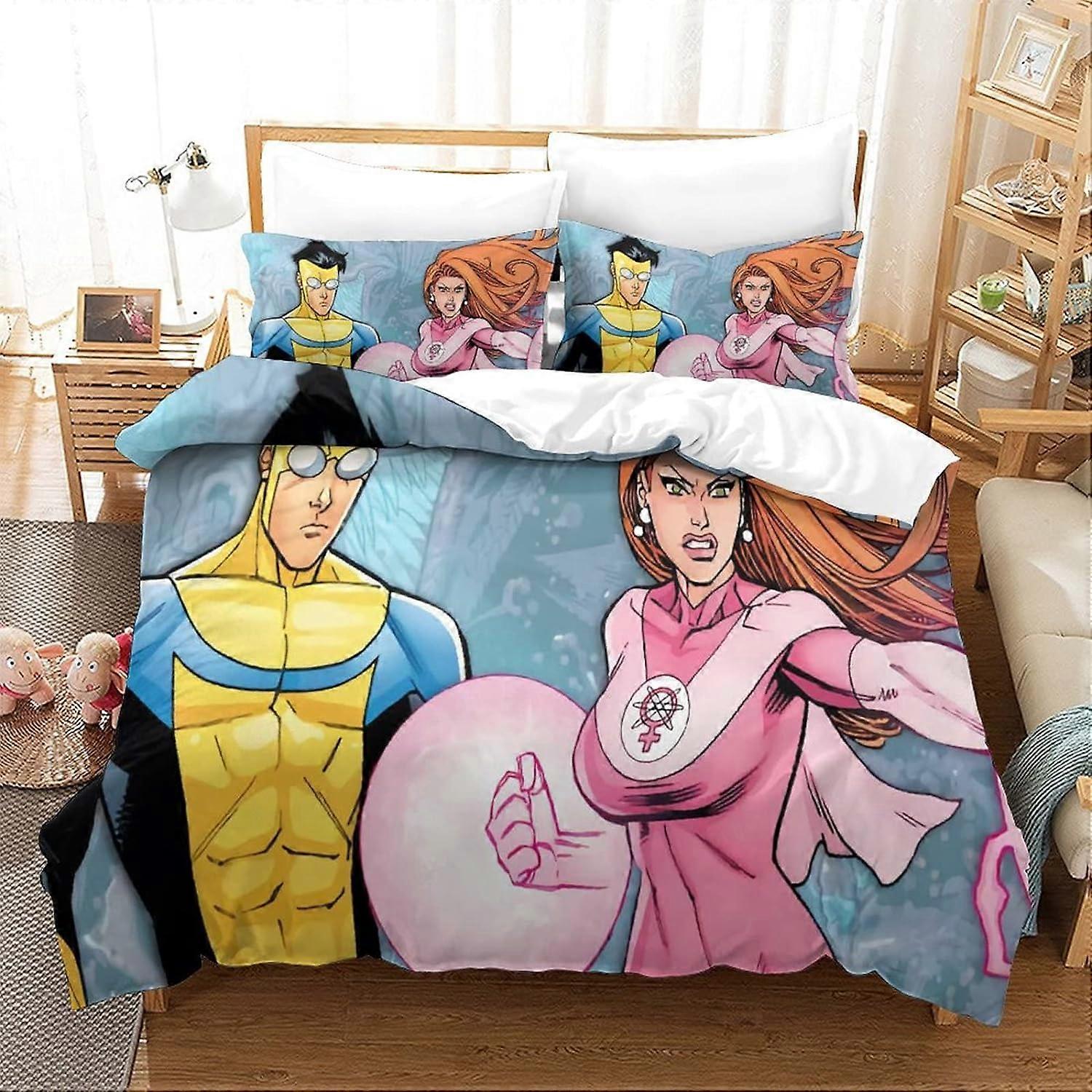 pattern superhero duvet