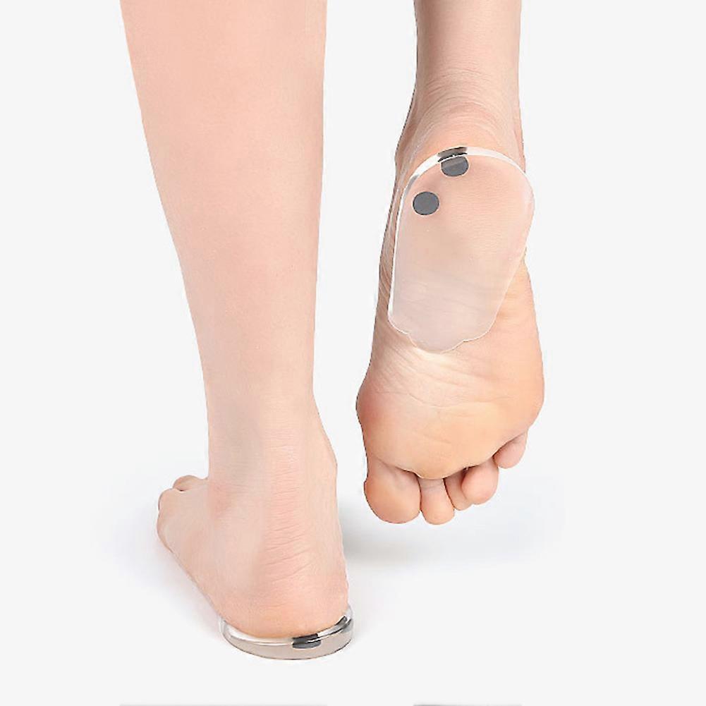 Medial Lateral Heel Insoles Corrector with Magnets Orthopedic Heel Pads