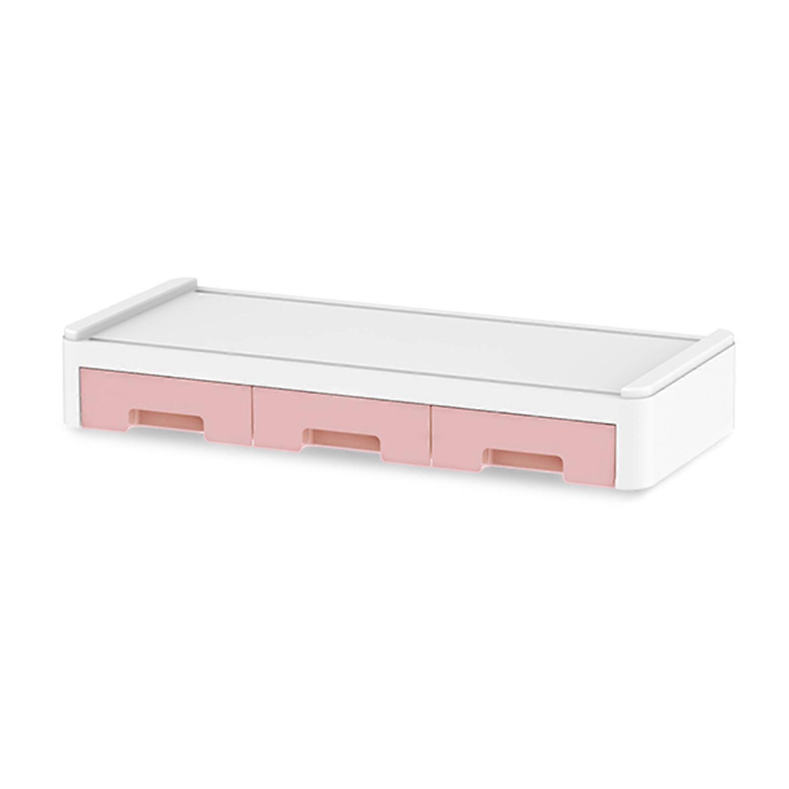 Monitor Riser Stand Desk Shelf  with Drawer Keyboard Storage Stylish Multifunctional Desktop