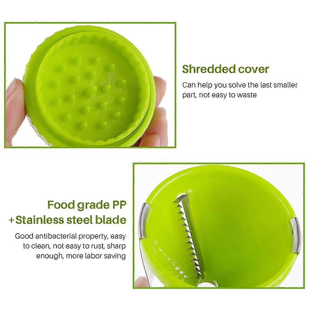 Vegetable Grater Handheld Spiral Vegetable Grater Fruit Vegetable Shredder Multifunction Save Time Kitchen Manual Shredding Tool
