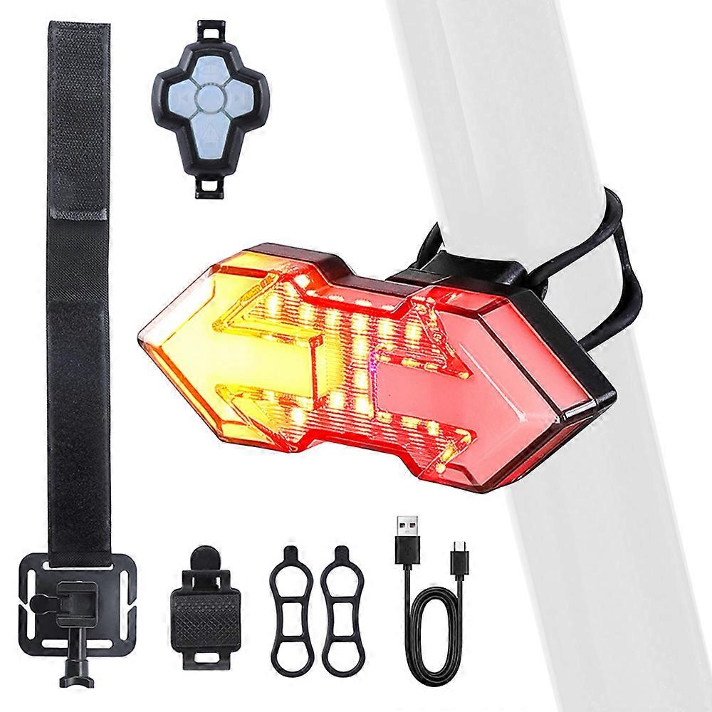 Motorcycle Helmet Light Bicycle Rear Light 50lm Red Safety Light for Night Riding with USB Chargeable Battery