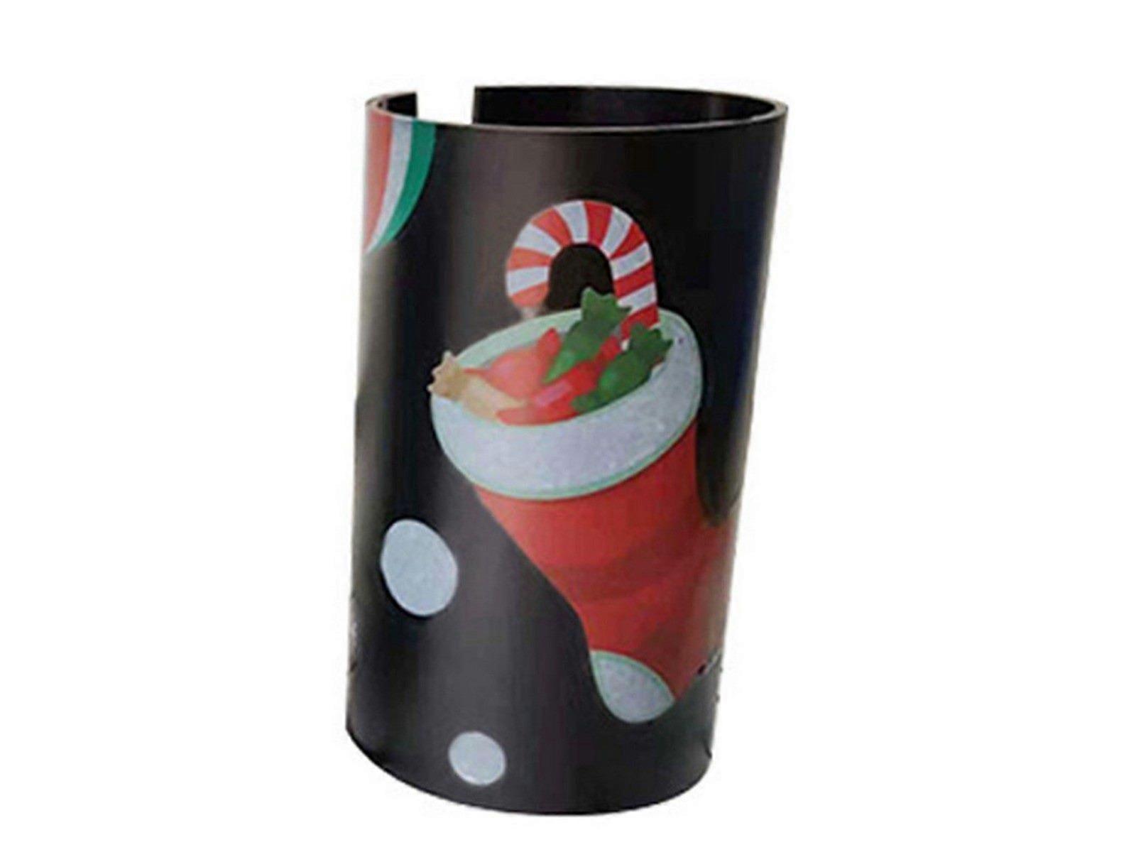 1Pc Christmas Sliding Wrapping Paper Cutter Tool Black