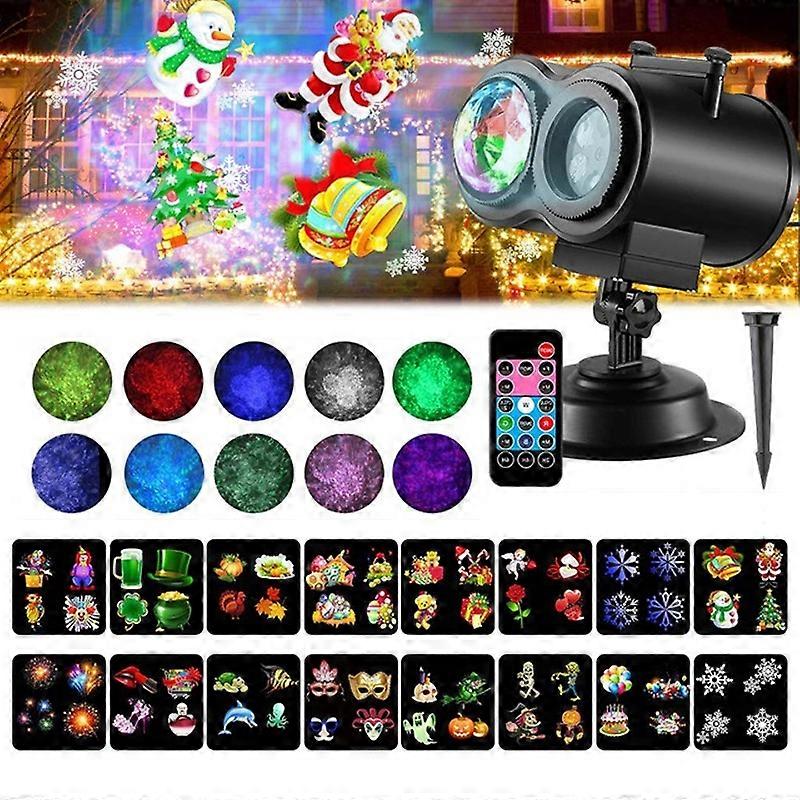 Christmas Water Waves Projection Lights 16 Patterns