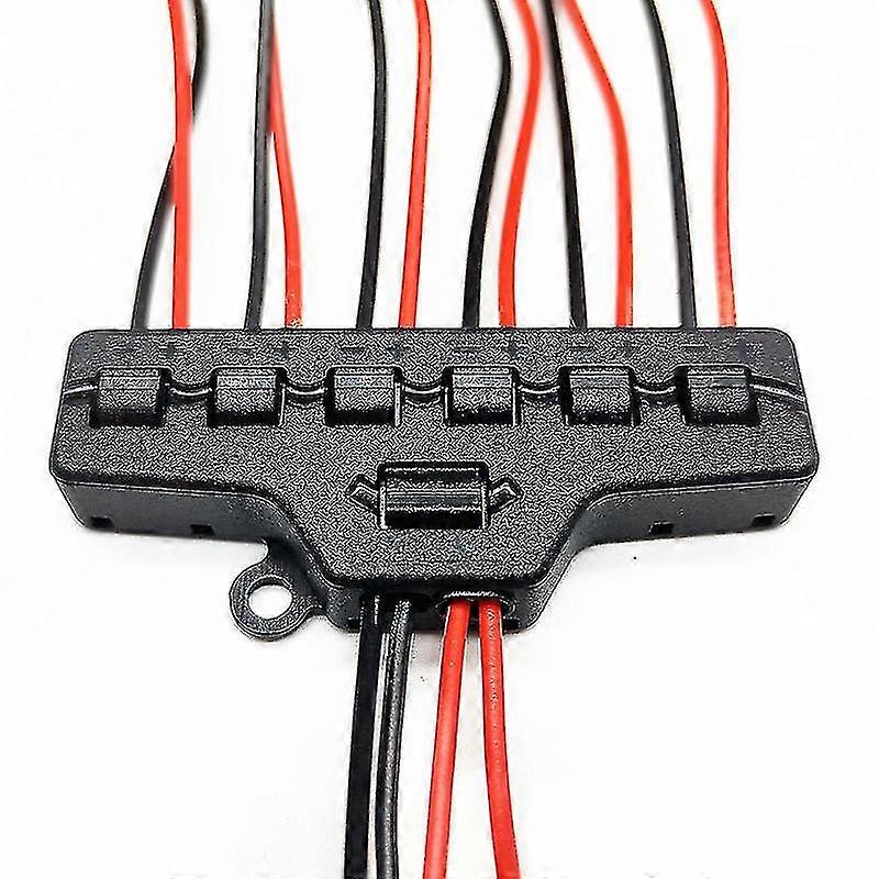 Quick-connect Wire Splitter For Led Lights 1 In 6 Out Branch Terminal Connector--