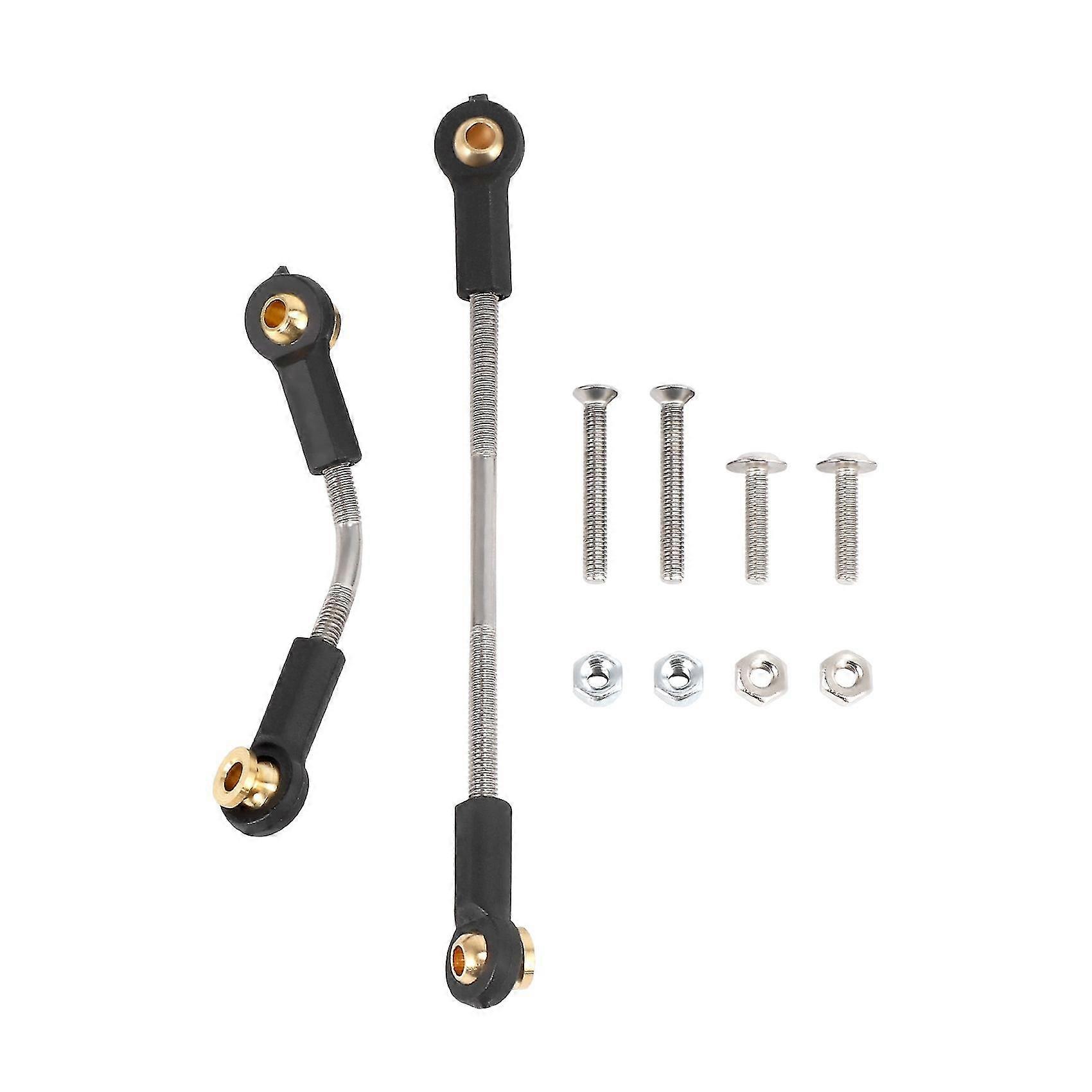 1 Set Rc Car Steering Pull Rod Upgrade Part Metal Rc Steering Rod Durable For B1 B14 B24 B24 C14 C2-L