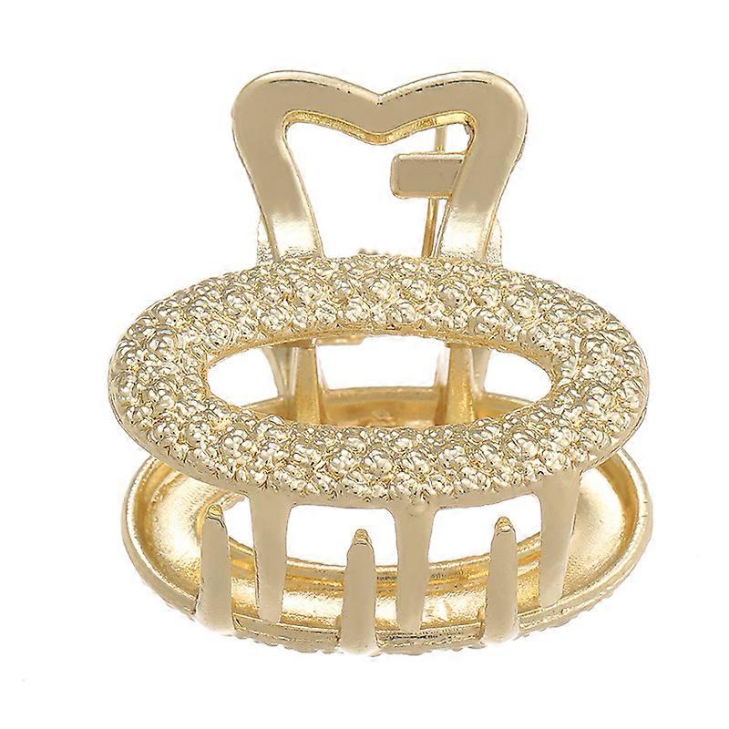 Korean Version Of Mini Love Oval Square Alloy Hairpin For Ladies Hair Claws