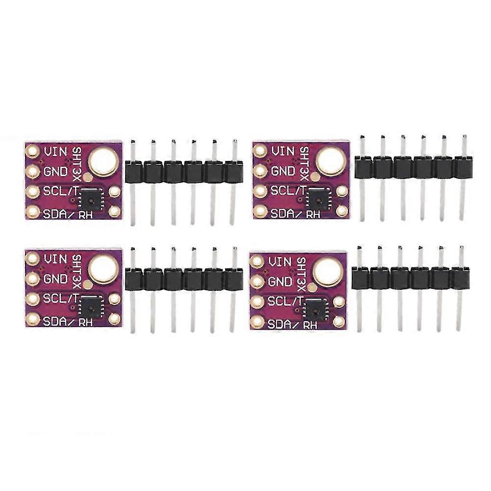 Sht31 Temperature Sht31-d Humidity Sensor Module Microcontroller Iic I2c Breakout Weather 3v 5v Com