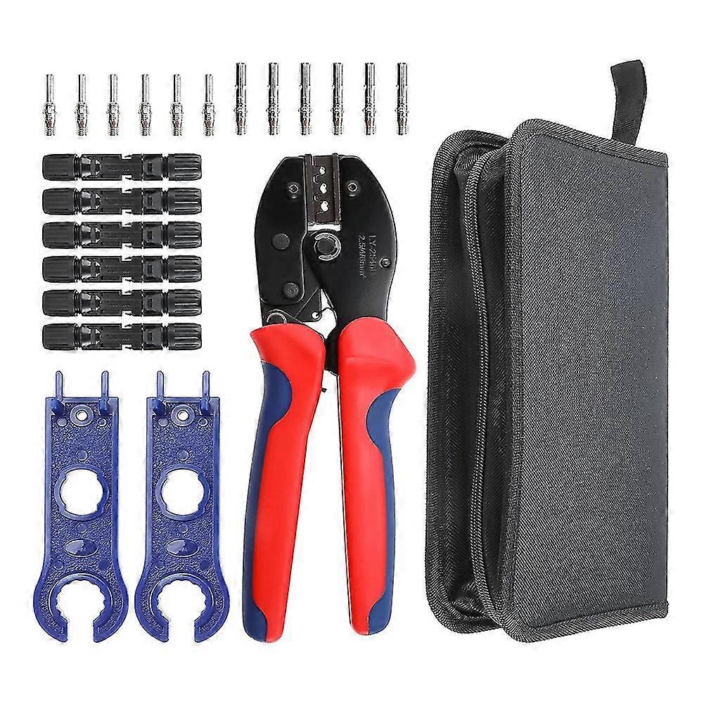 Solar Crimper Tool Kit Solar Tools For 2.5/4.0/6.0mm Solar Panel Pv Cable For Open Plug-type Conne