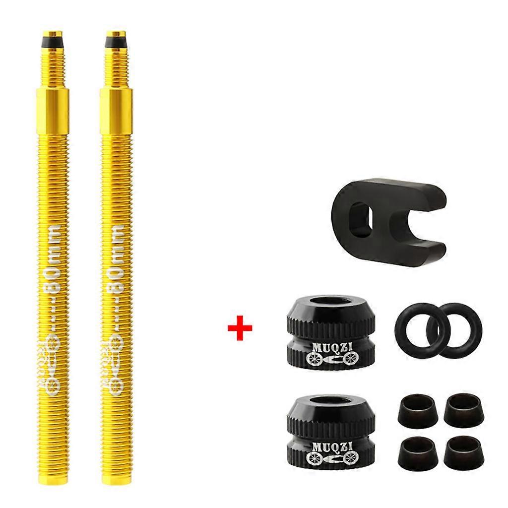 Professional Bicycle Presta for Valve Extender 50 80mm with for Valve Core Remov