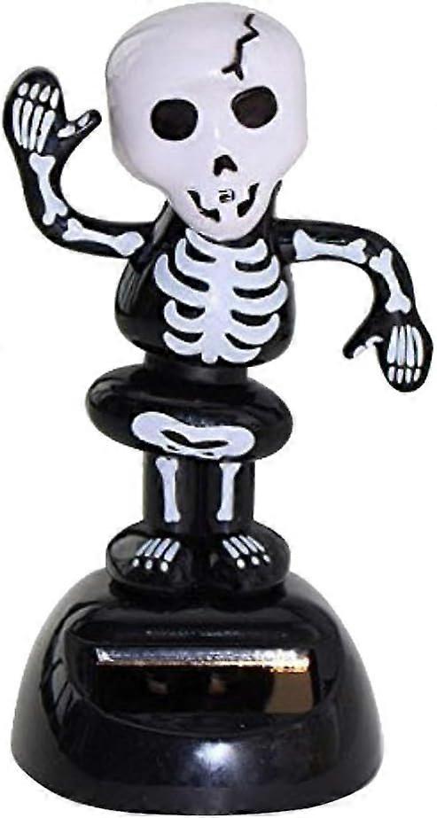 Solar Powered Dancing Doll Car Shaking Head Dashboard Toy Hallowe