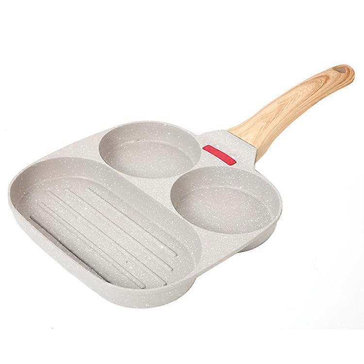 1pc Egg Frying Pan,Egg Pan Nonstick 3 Section