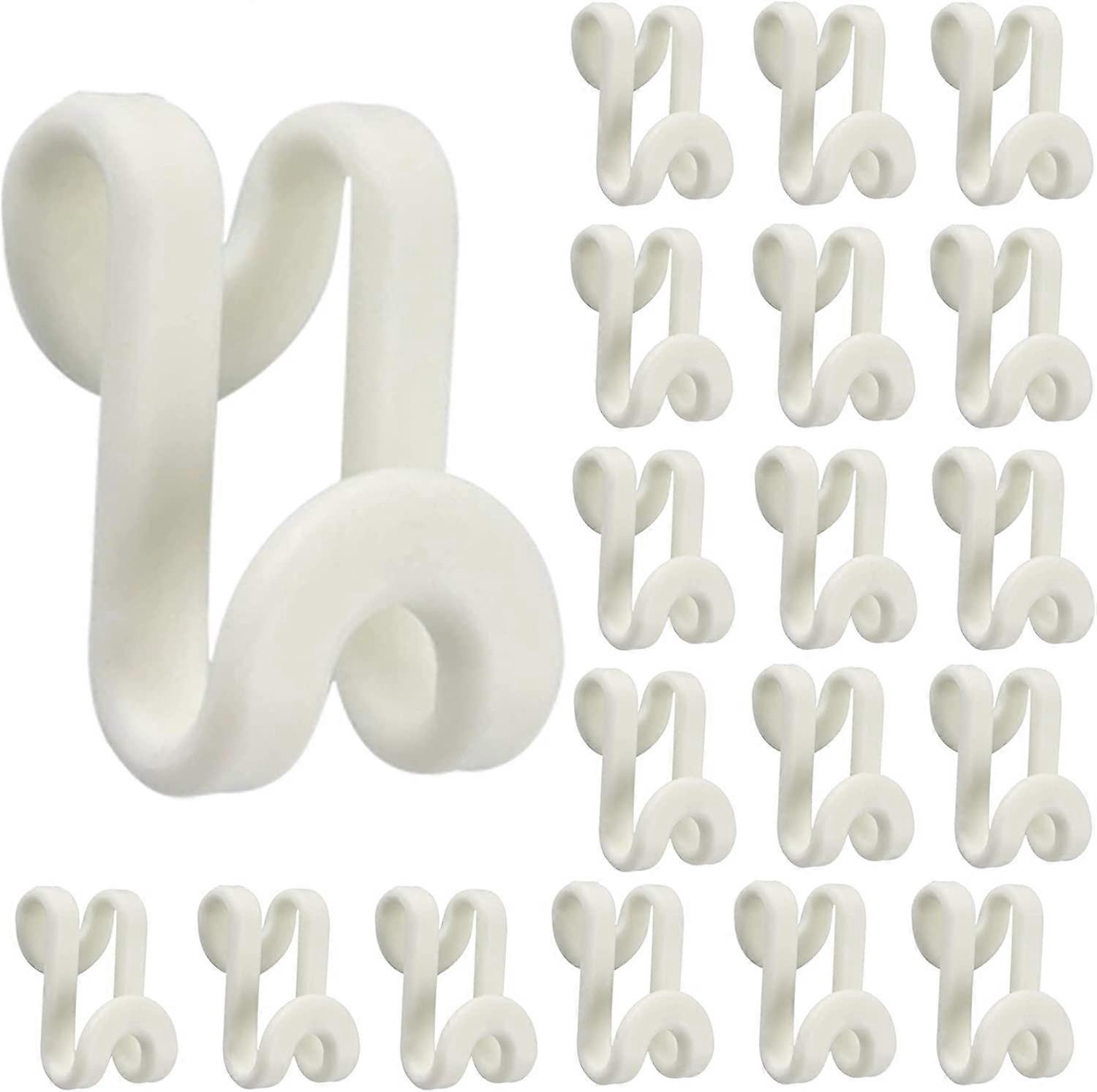 20 Pcs Mini Clothes Hanger Connector Hooks