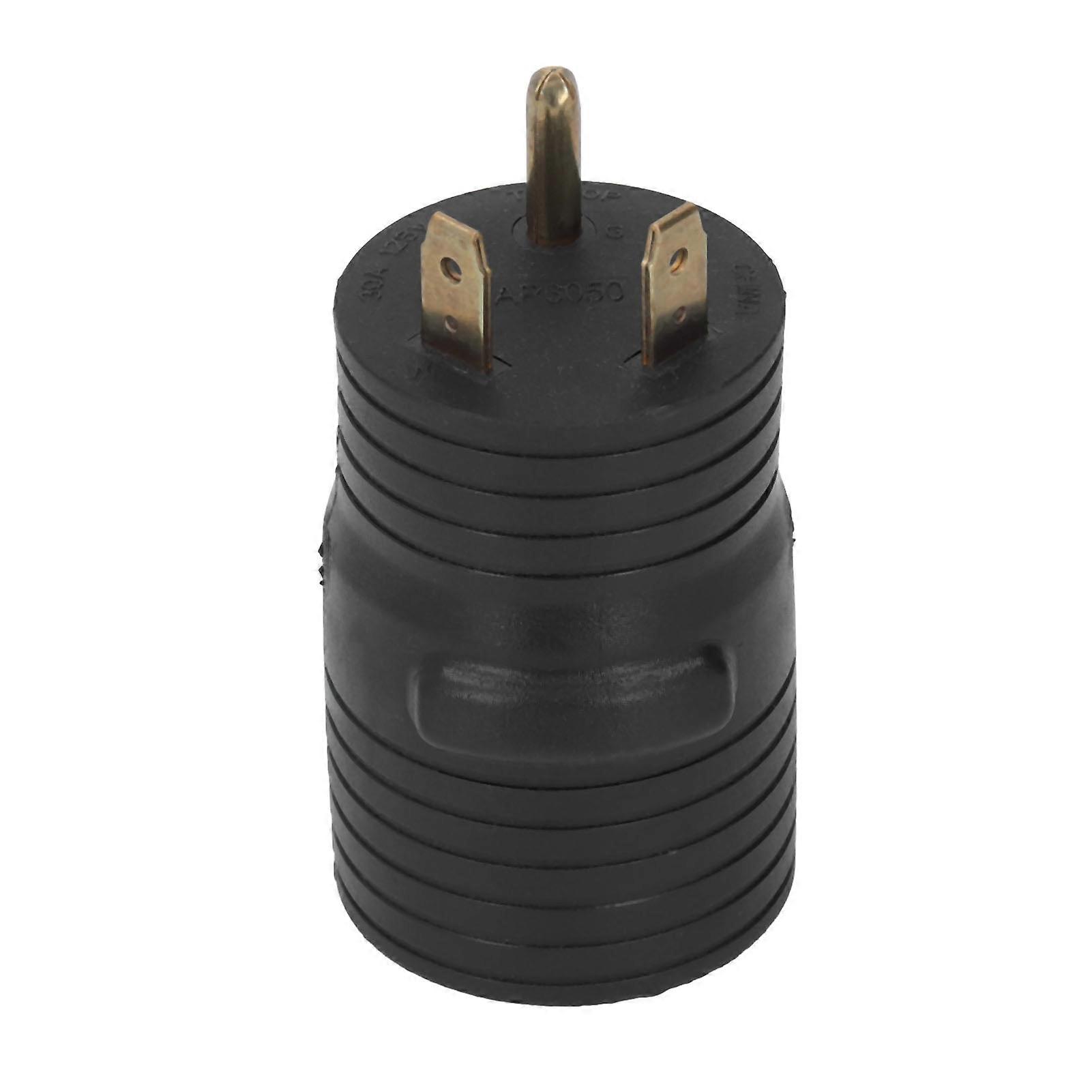 Adaptador de enchufe RV PVC 30A Macho TT 30P a 50A Hembra 14 50R Conector de alimentación US Plug 125V
