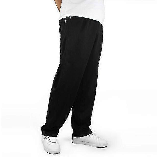 גודל גדול 5xl 6xl 7xl חורף בגדי ריקוד גברים מכנסי טרנינג כותנה מזדמנים מותניים אלסטיים רופפים פליז חם מכנסיים עבים