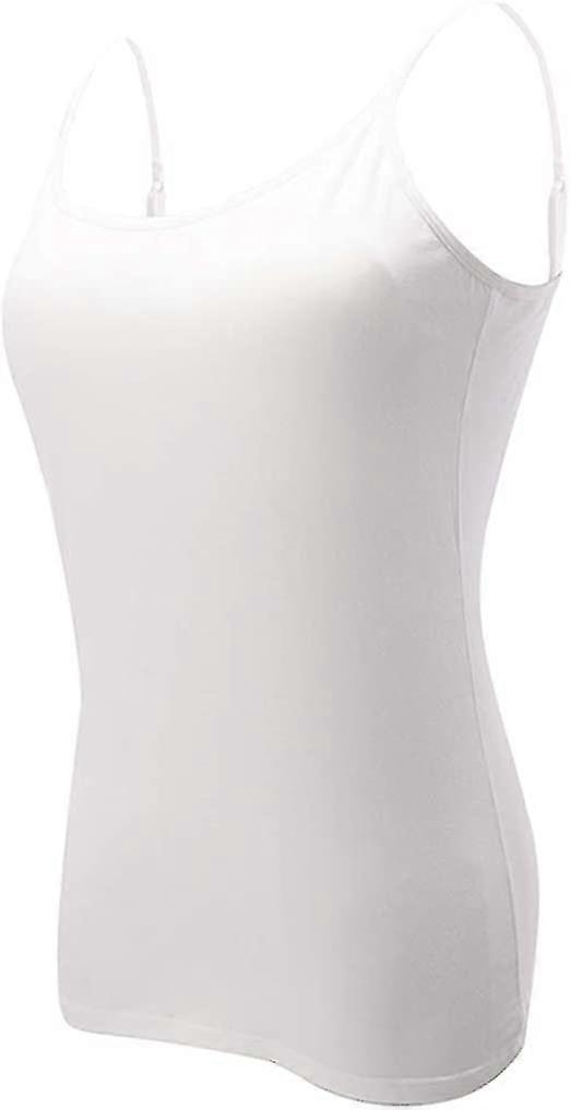 Womens Camisoles Tops With Padded Bra Basic Breathable Tank Top