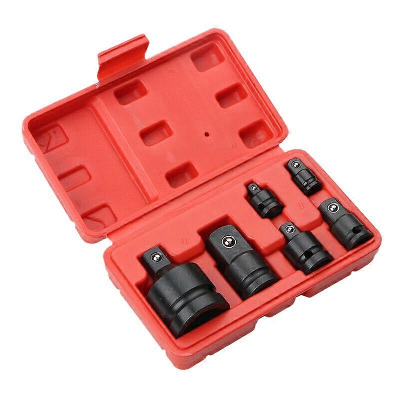 6PCS Impact Reducer & Sleeve Adapter Socket Wrench 1/4 1/2 3/8 3/4 Drive Air Ratchet Breaker Drive