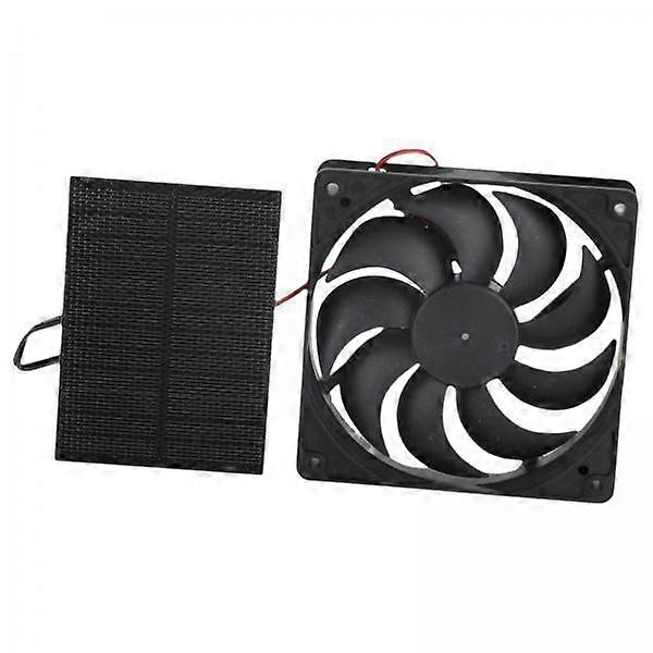 3xSolar Powered Fan Waterproof Portable for RV Roofs Poultry House Cooling