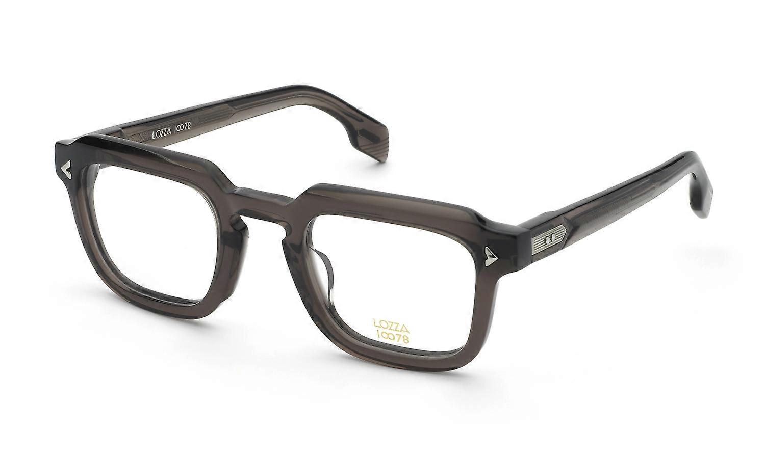 Eyewear Frames Lozza VL4379M 07AY Brown Transparent LUCIDO 50/26/150 MAN