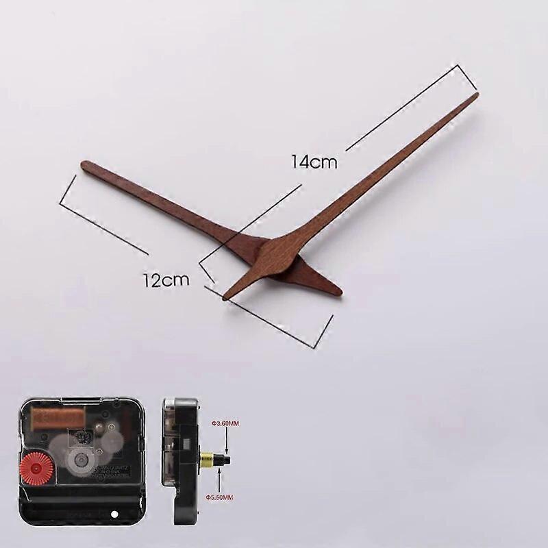 1PC Japanese Wooden Pointers DIY Wall Clock Hands 12 14 inch Clock Needle Quartz Replace Parts Large watch clock movements