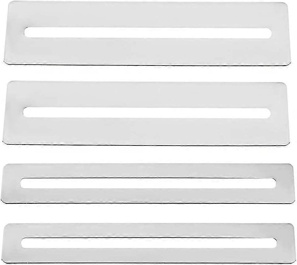 Gitar Gripebrett Beskyttere Rustfritt Stål Gitar Gripebrett Gripebrett Protector For Dressing Og Polering Fretssilver4stk yu