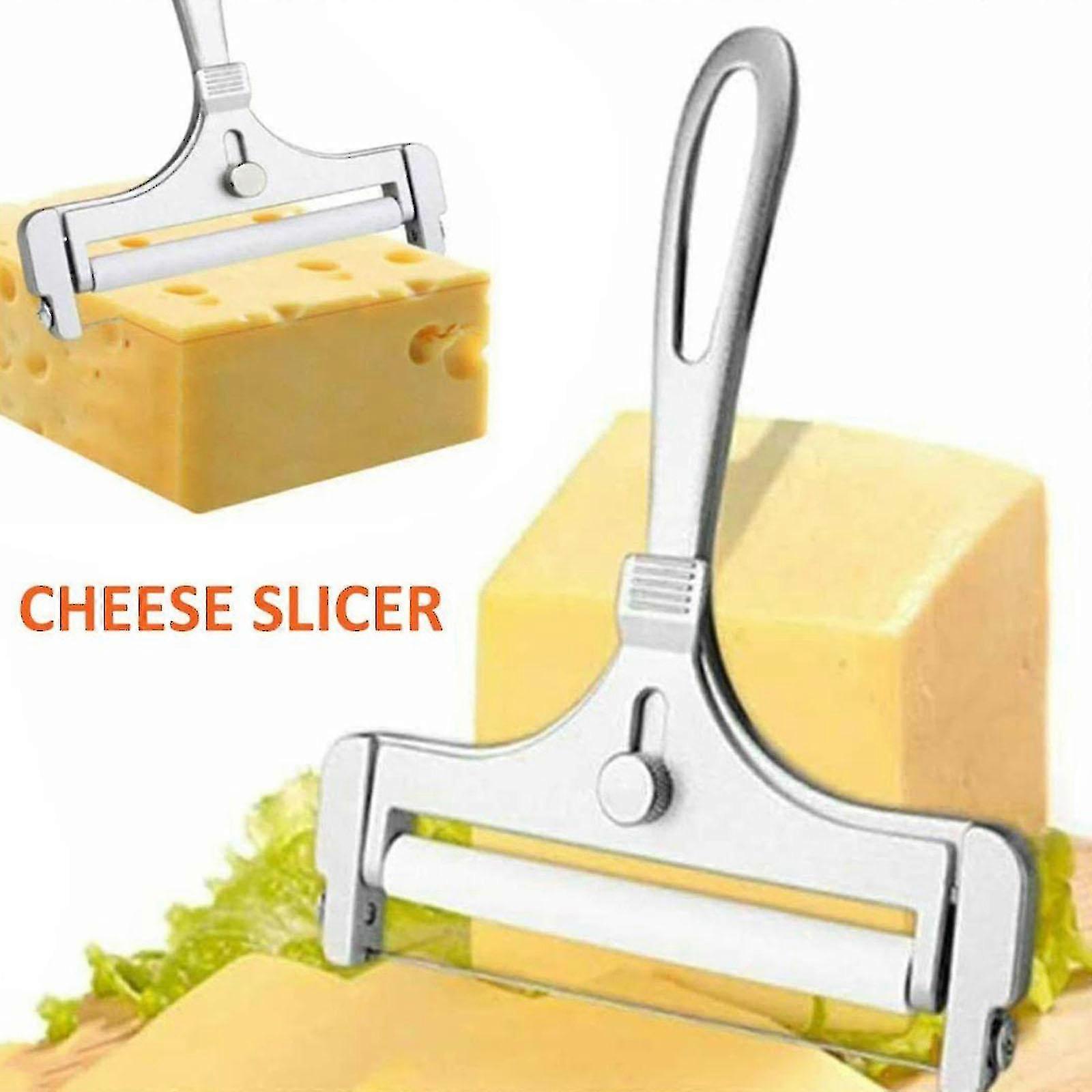 Trancheuse à fromage en fil d'acier inoxydable, épaisseur réglable, Kitcxp