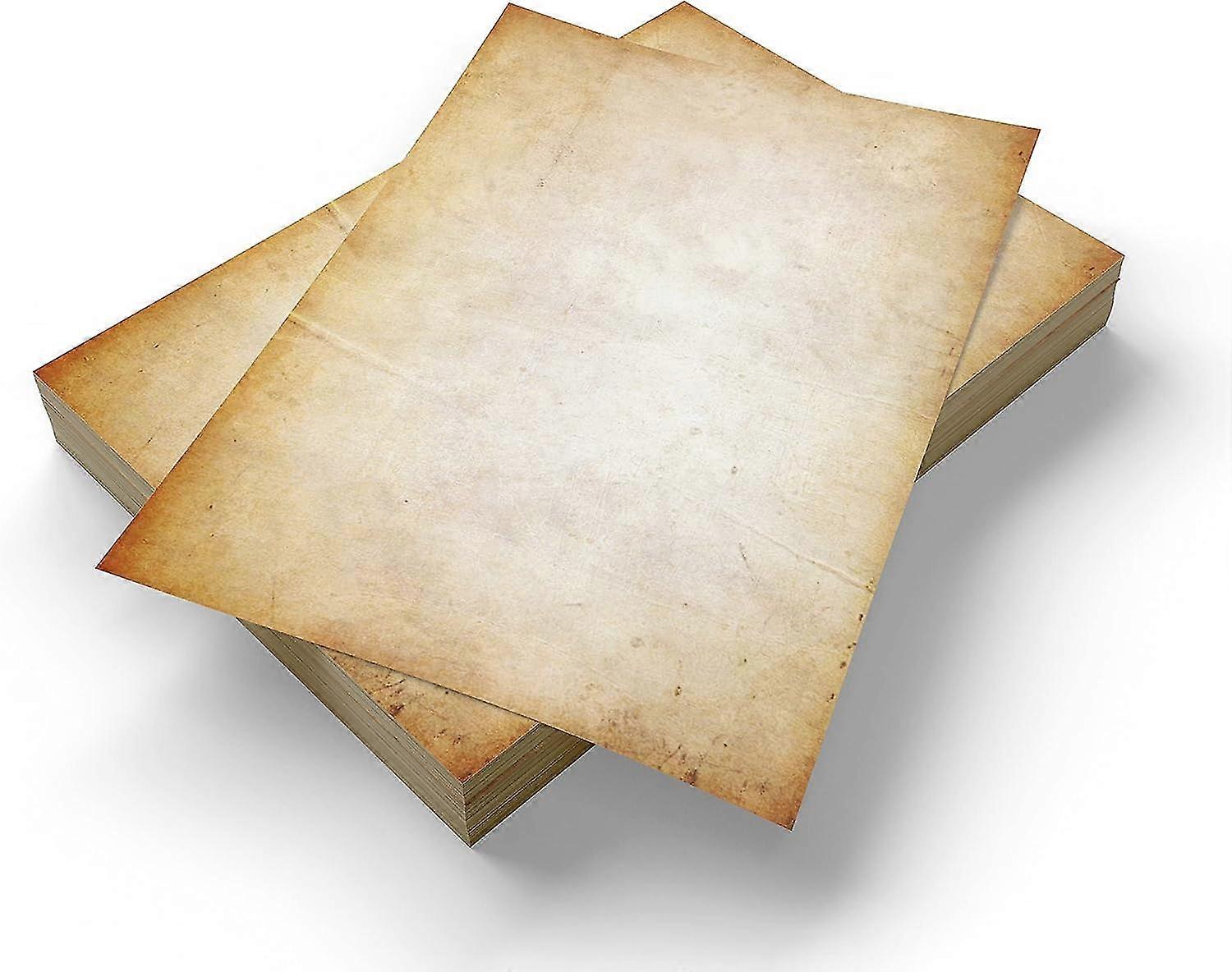 Pergament-Designpapier Old Look Papier - A4 Größe-100 Blatt