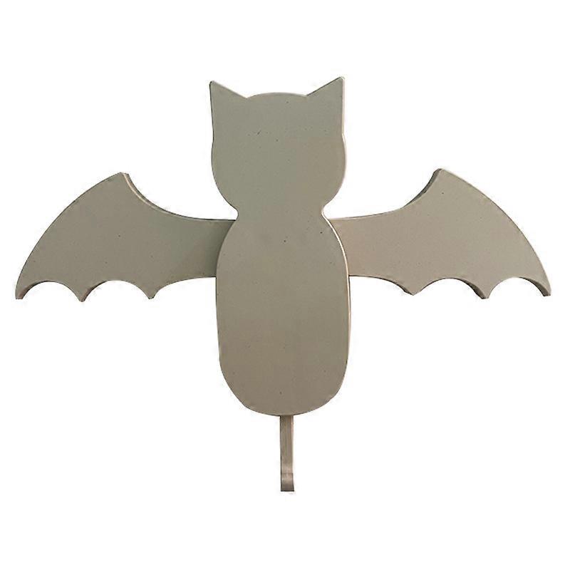 Spoof middle finger hook owl hook finger desktop hook storage key hang(Bat version (gray))