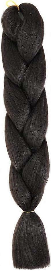 FESHFEN Braiding Hair Extensions - 3 Stück Bunte Jumbo-Zöpfe, Kanekalon Kunsthaar, 60cm Länge