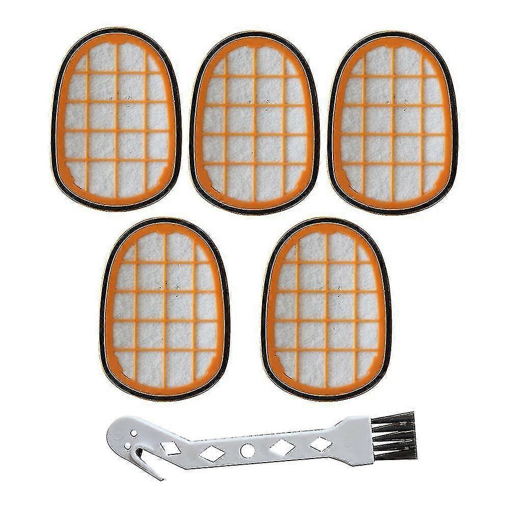 5 Pcs Filters For Philips Speedpro Max Fc6812 / 01 Vacuum Cleaner