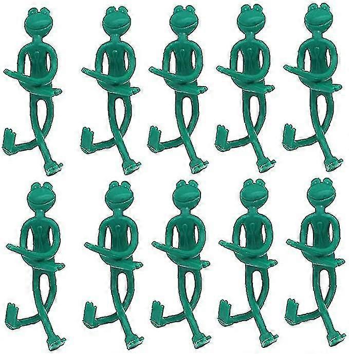 Frog Style Plant Cable Ties 10 Pcs For Support