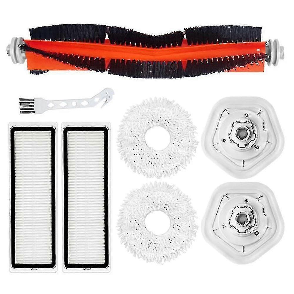 8pcs Replacement Kit Main Brush Filter Mop Cloth Cleaning Brush PXCL