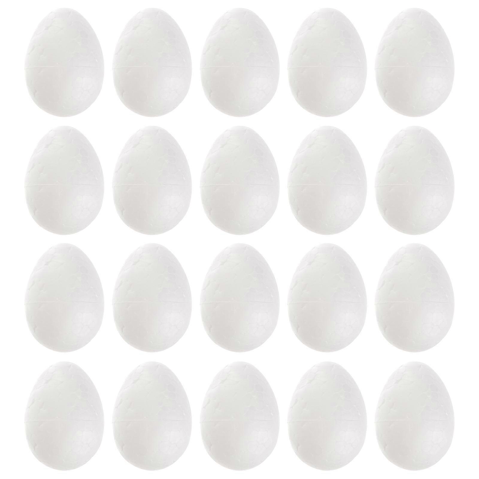 50pcs 3.5cm Durafoam Eggs  DIY Easter Egg Crafts Eggs