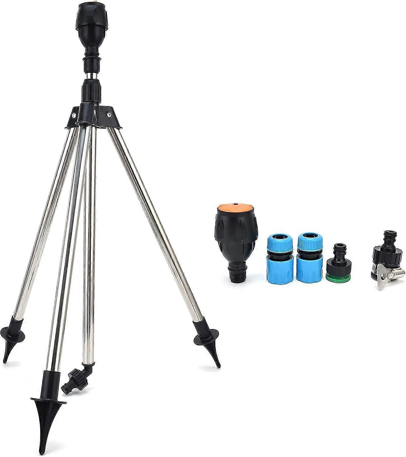 360-Degree Rotating Tripod Sprinkler for Garden Irrigation