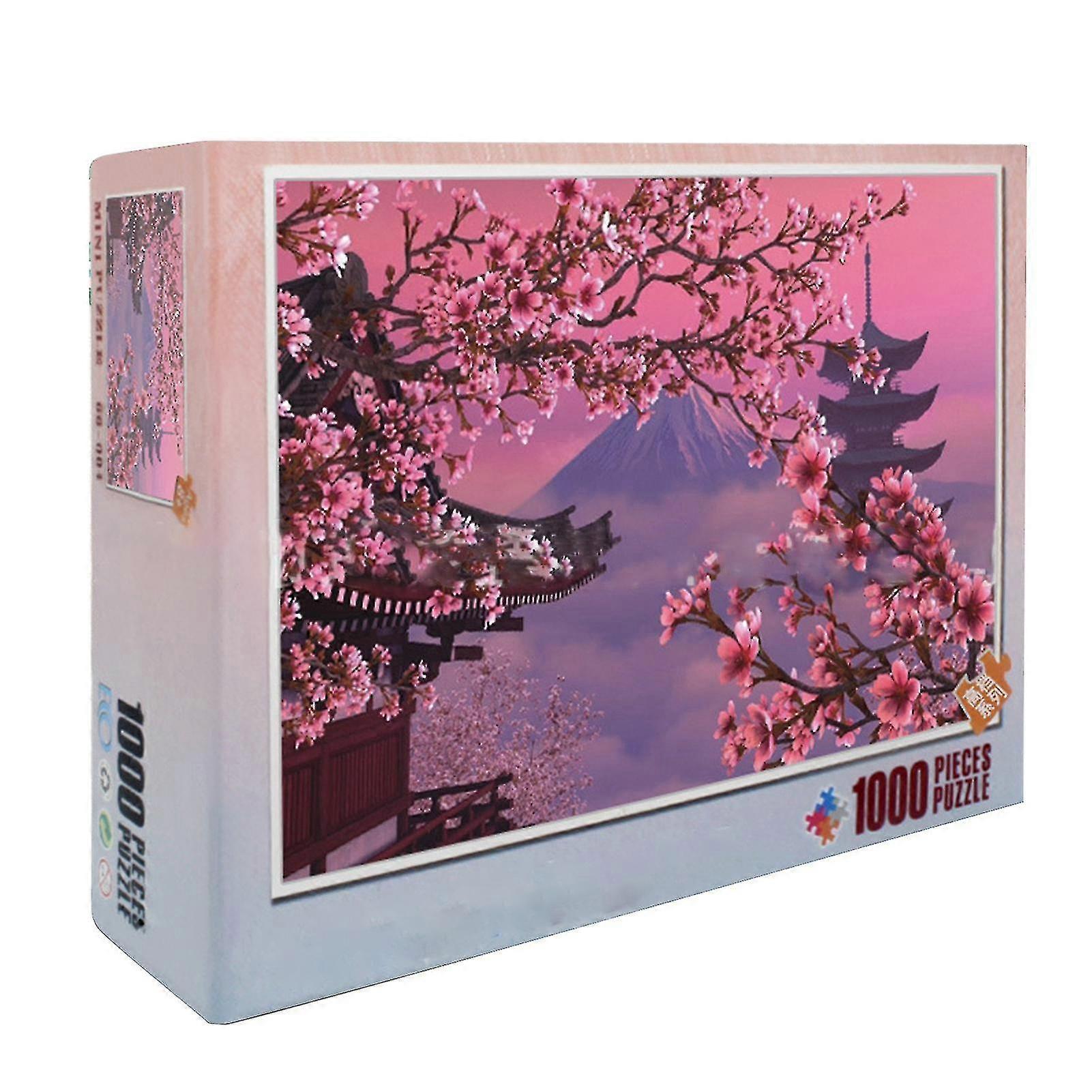 Challenging Sakura Jigsaw Puzzle - 1000 Pieces Anime DIY Toy for Kids and Adults
