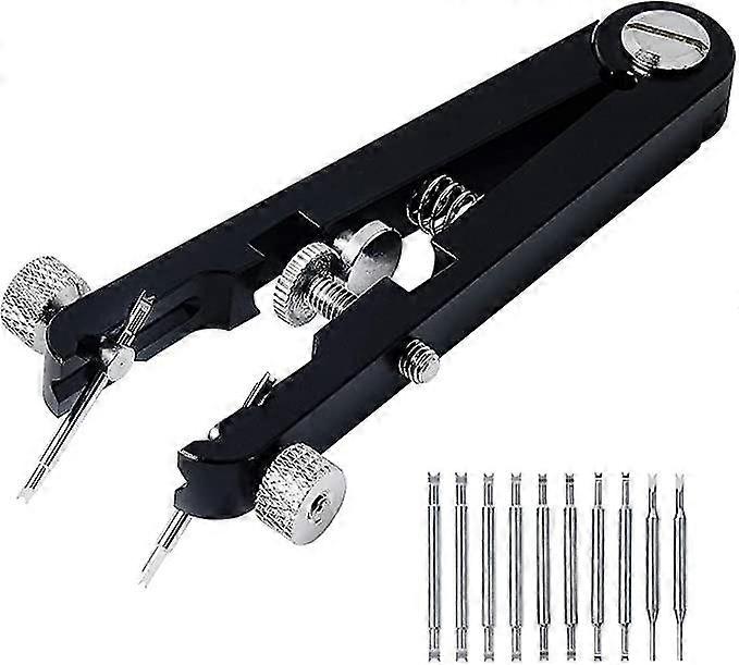 Ensemble d’outils de pince à barres à ressort avec 10 broches à pointe durables, outil de pince à épiler à barre à ressort 6825