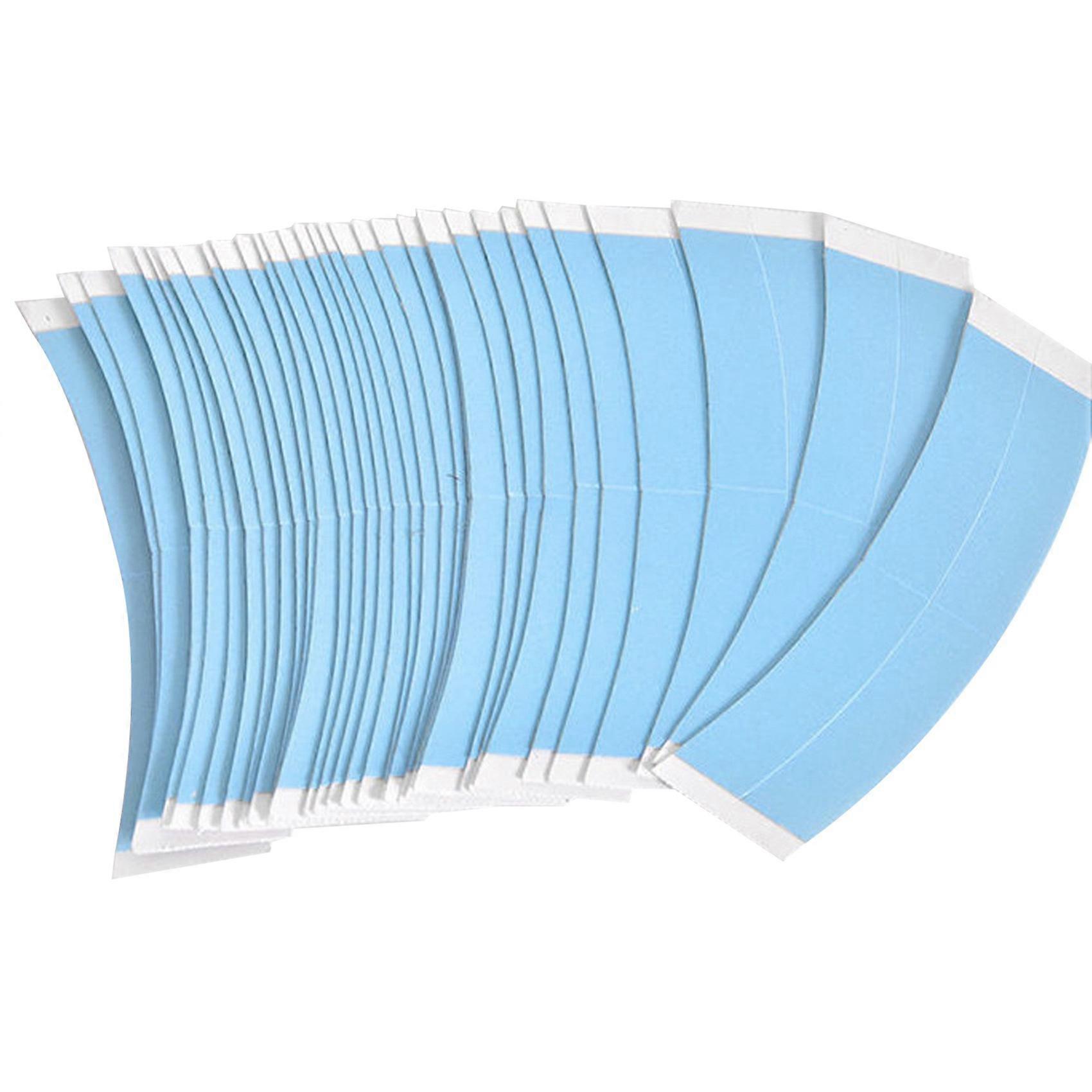 36Pc/Lot Blue Fixed Double Tape Wig Adhesive Extended Hair Tape Waterproof for Toupee Lace Wig Film