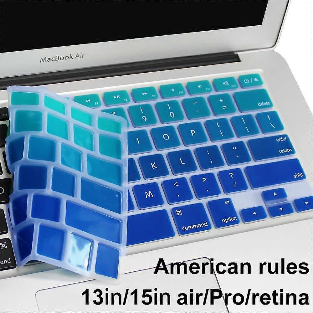 Ultra Thin Keyboard Cover Skin for MacBook Air/Pro/retina 13" and 15"