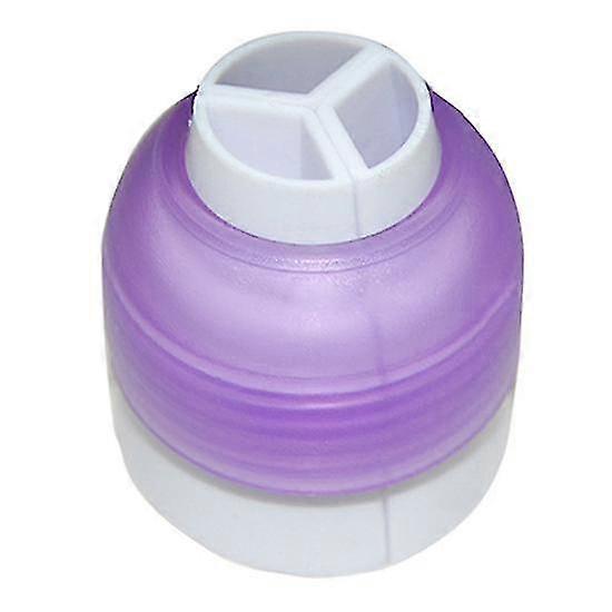 1Pc Icing Piping Bag Nozzle Converter Tri-Color Cream Coupler Cake DIY Tool