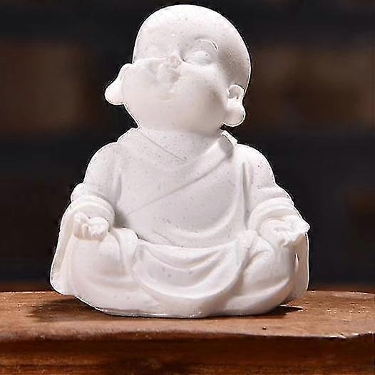 Monk Adorable Buddha Sandstone Statue
