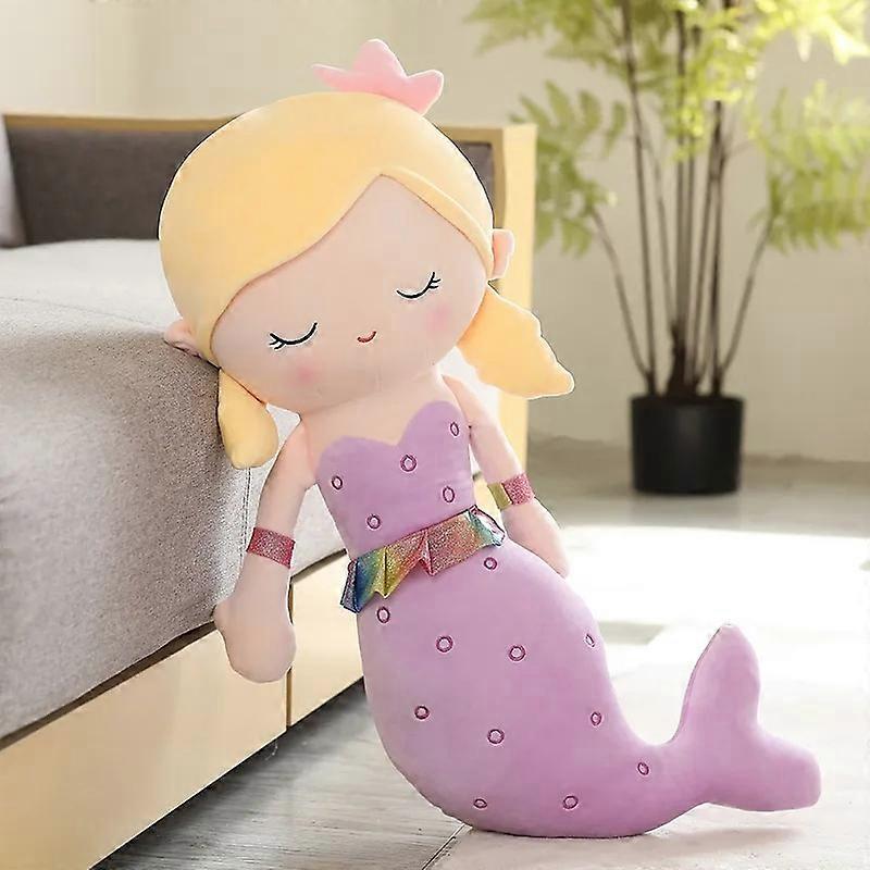 Large Mermaid High Quality Filled Cotton Stuffed Plush Toy for Girls Princess Rag 125CM Marine Life Hugging Cushion Kids Present