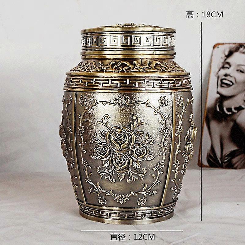 Metal Ashes Cremation Urn for Pets, Cat and Dog, Keepsake Urn for Human Ashes, Animal Funeral Urn 2