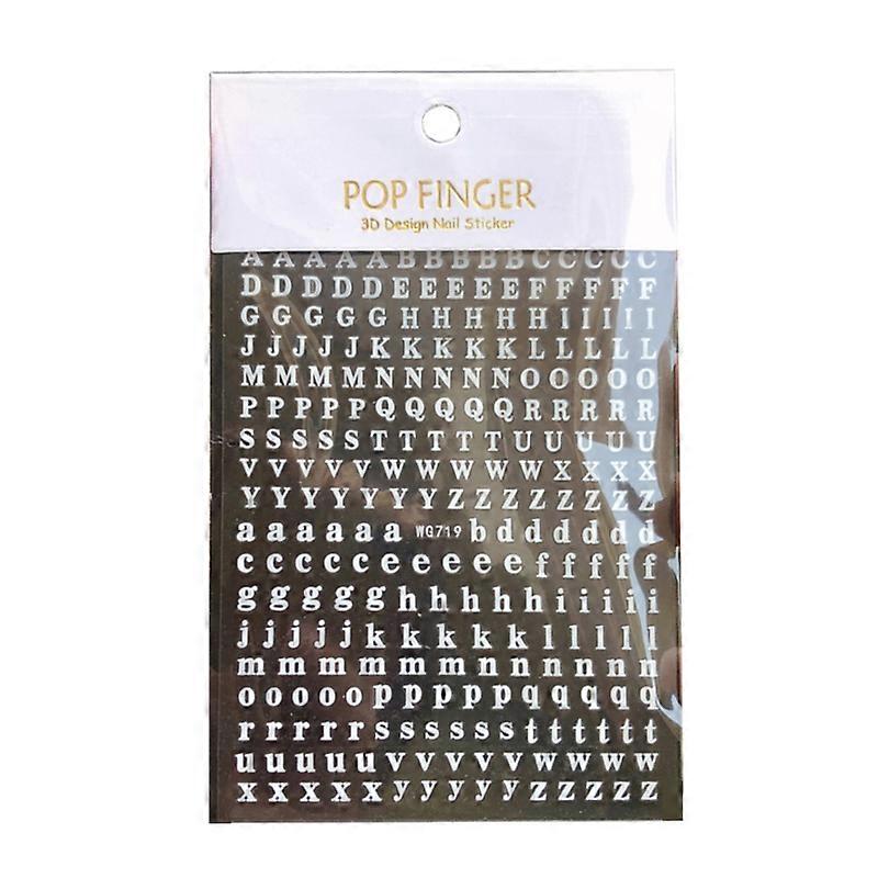 26 Letters Uppercase Lower Case Letters Self Adhesive Stickers for Envelopes