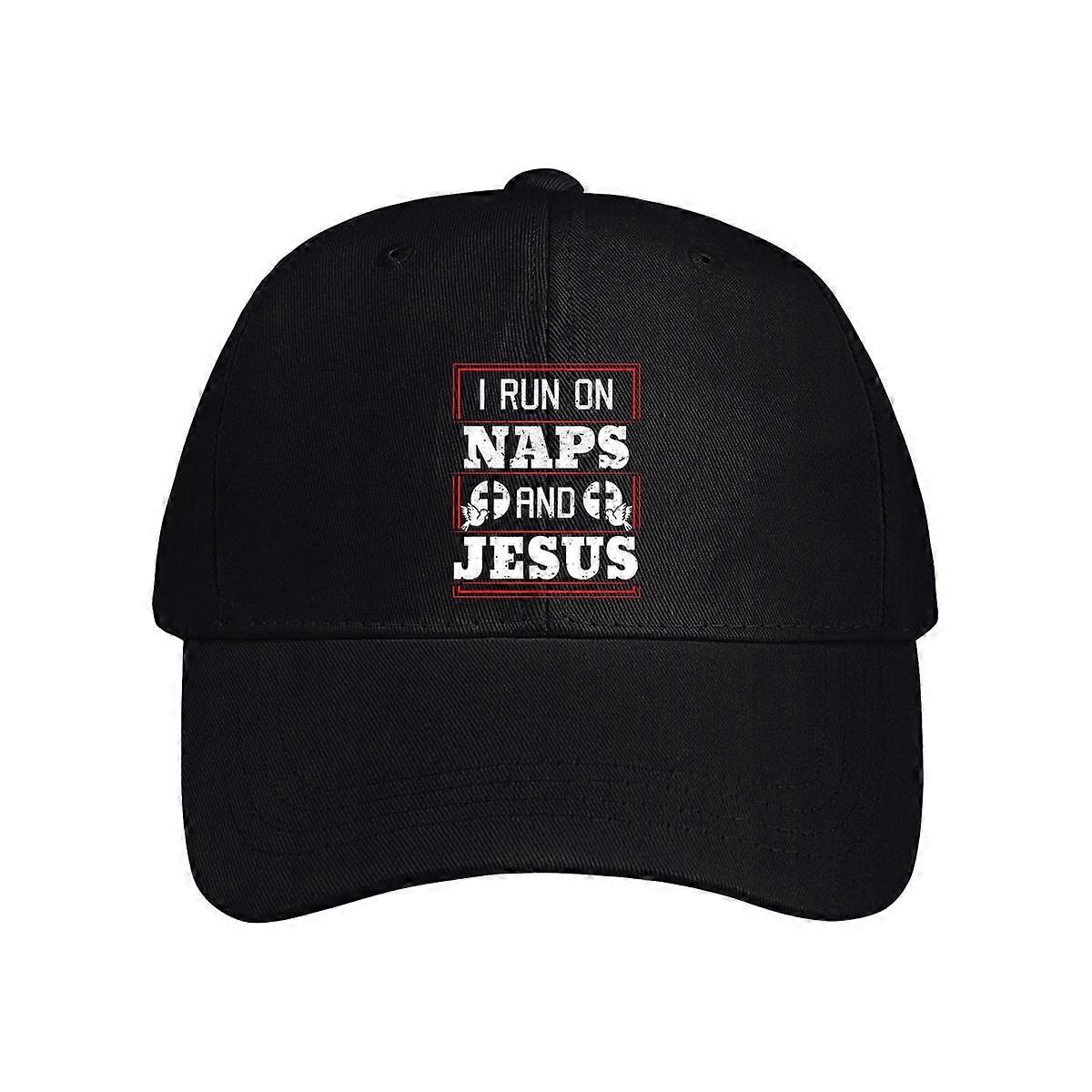 I Run On Naps And Jesus Baseball Cap
