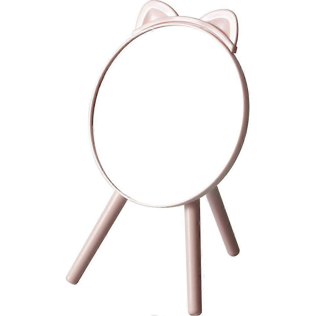 Double Sided Makeup Table Mirror with Comb Portable HD Cosmetic Desk Mirror