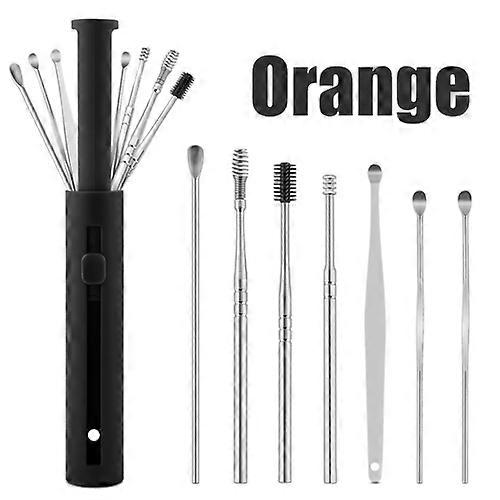 Čistič uší Odstraňovač ušního mazu Nástroj Vyndejte ušní maz Lžíce Spirála Uši Vytvrzovací sada