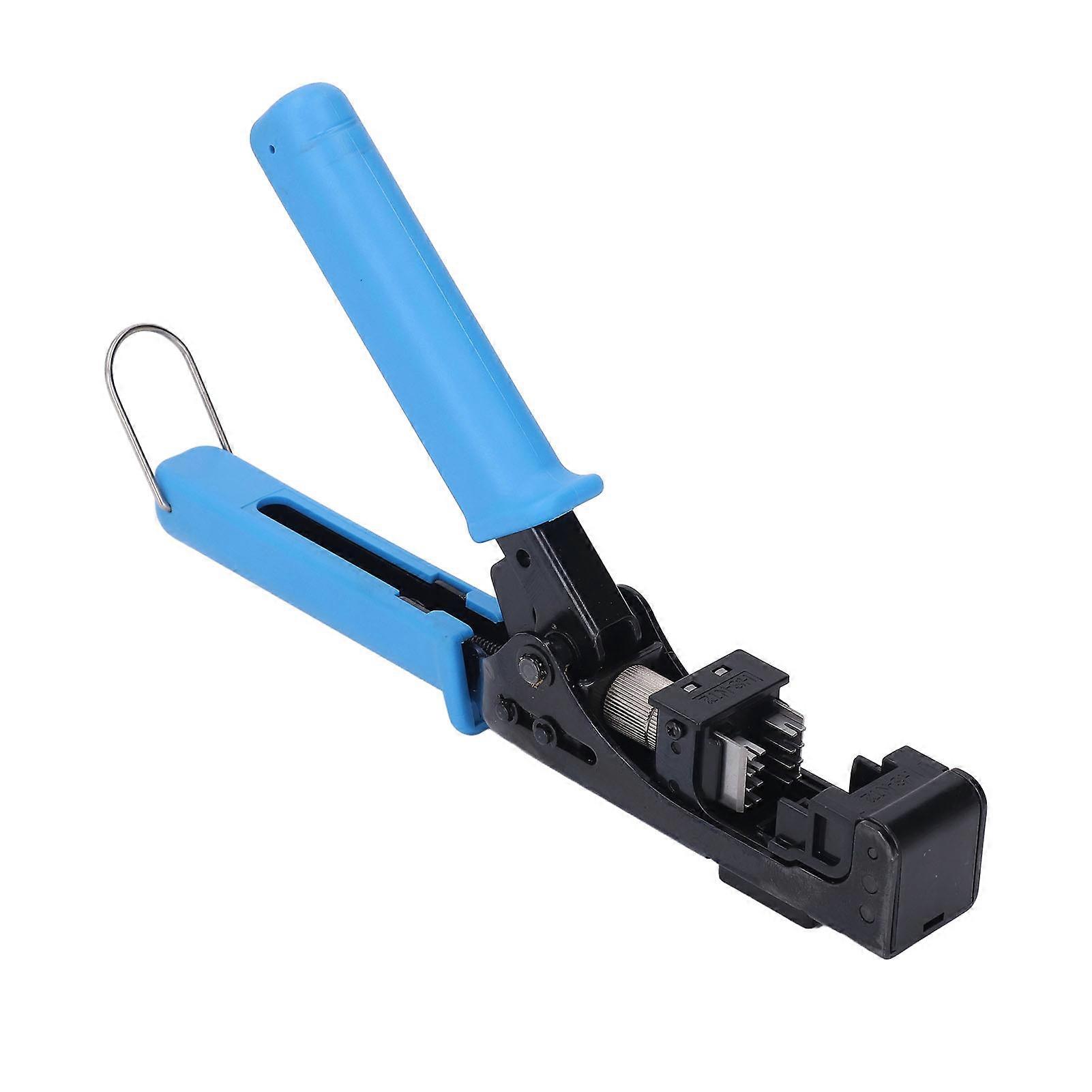 Strumento di Terminazione Veloce Ad Angolo di 90°, Strumento di Crimpatura Veloce per Jack RJ45 Keystone, Crimpatrice per Terminazione Cavo Ethernet Cat5e Cat6 Cat6A Keystone Jacks Strumento di Terminazione Veloce Ad Angolo di 90°, Strumento di Crimpatura Veloce per Jack RJ45 Keystone, Crimpatrice per Terminazione Cavo Ethernet Cat5e Cat6 Cat6A Keystone Jacks